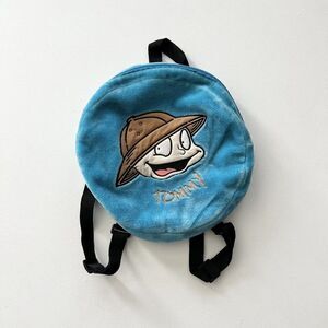 Vintage 1998‎ Rugrats Tommy Pickles Blue Plush Mini Backpack Rare Cosplay Y2K